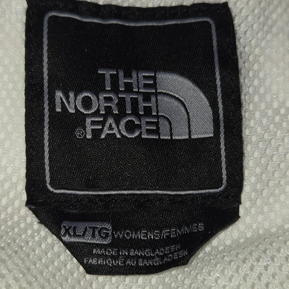 Chaqueta cortavientos North Face XL Hyvent con capucha a cuadros rosa púrpura senderismo Foto 2 de 4