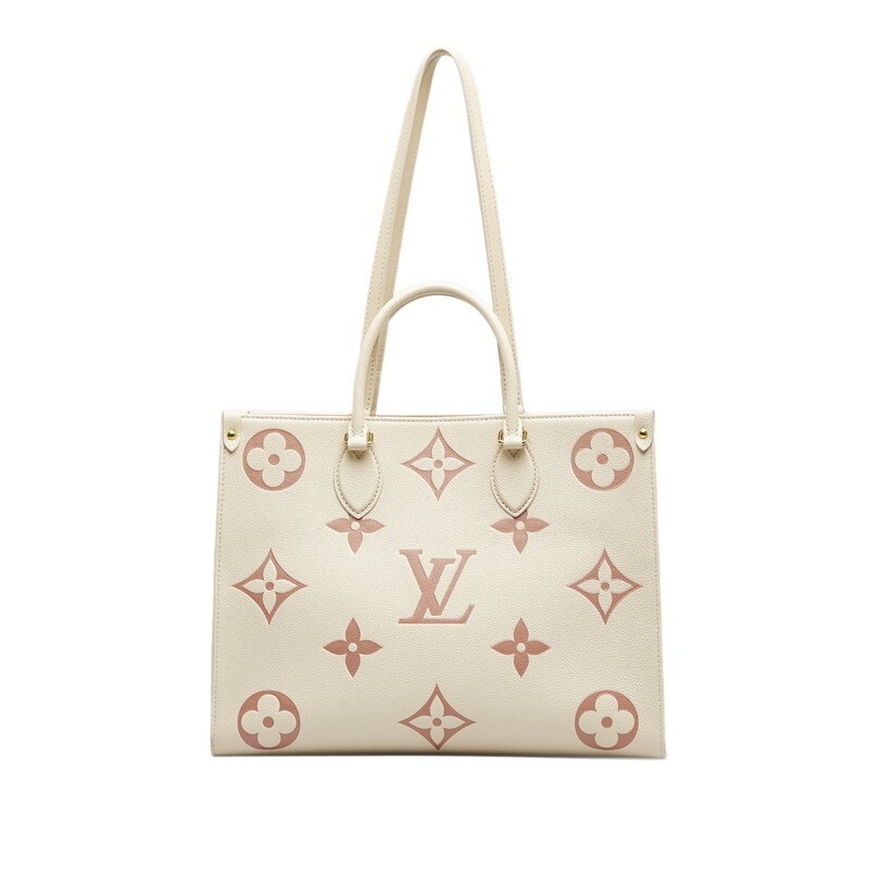 Louis Vuitton Monogram Empreinte On The Go MM Shoulder Bag Tote 2WAY M21575 9227