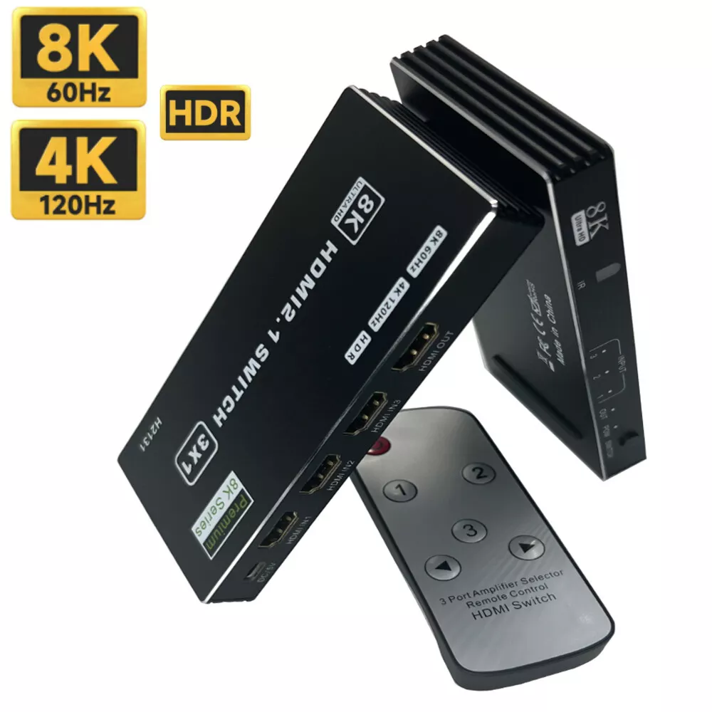 The first HDMI 2.1 switch! 4K 120hz! 