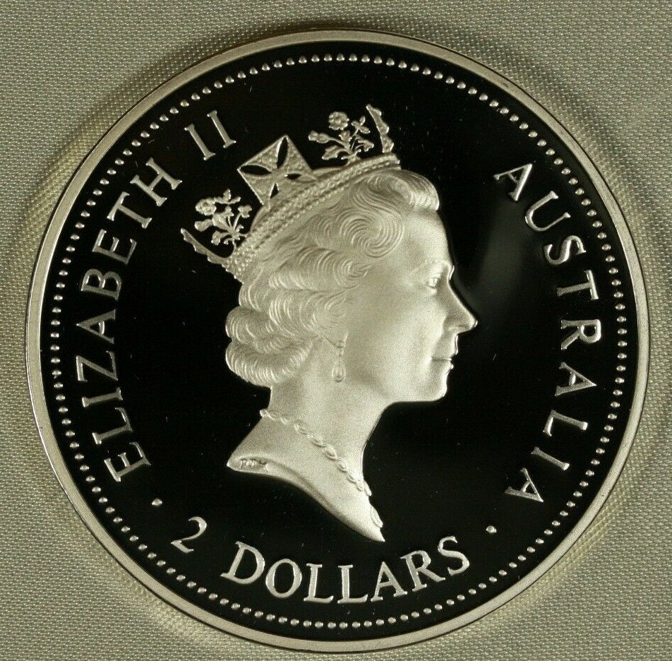 1996 Australian 2oz Silver Proof $2 Kookaburra. W/OGP | eBay