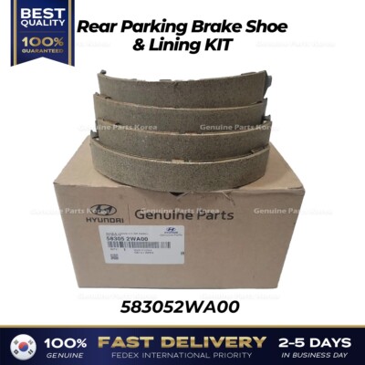 ⭐Genuine⭐ Rear Parking Brake Shoe & Lining KIT 583052WA00 for
