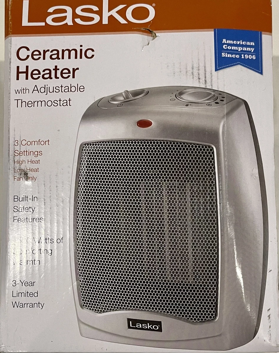 Lasko 1500W Electric Ceramic Space Heater With Adjustable, 42 OFF