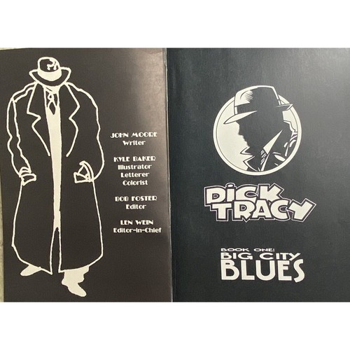 1990 Dick Tracy Book One: Big City Blues Walt Disney Publication Comic - Picture 3 of 4