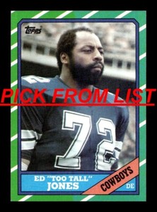 1986 Topps Football 1-201 EX-MT/NM Pick From List All PICTURED ss6