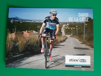 CYCLING cycling card DAVID DE LA CRUZ team ETIXX QUICK STEP 2015