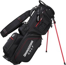 BRIDGESTONE Golf Men's Stand Caddy Bag 9 x 47 inch 2.7kg Black CB2525
