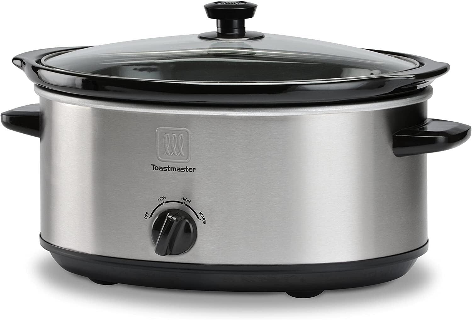 Toastmaster 7qt Stainless Steel Slow Cooker w/ Removable Stoneware TM-701SC