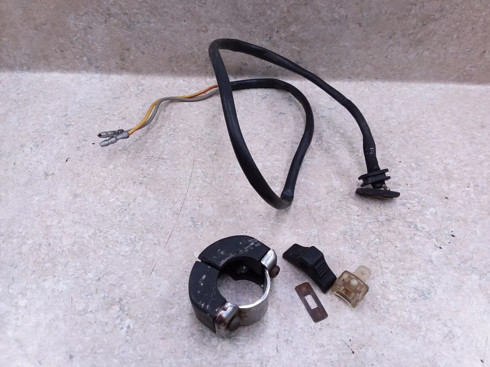 Interruptor de encendido/apagado faros manillar enduro Suzuki 370 DR DR370 DAÑOS 1979 ANSI-C Foto 4 de 4