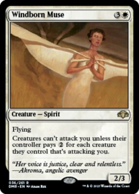 x1 Windborn Muse R MTG Dominaria Remastered M/NM, English