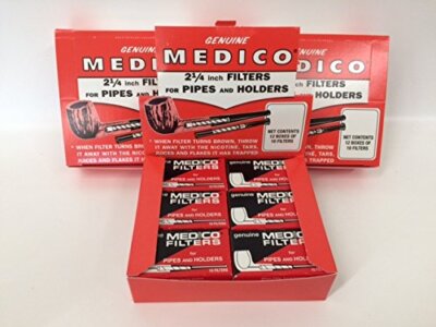 Medico Pipe Filters - 3 Box Combo (360 Total Filters!)