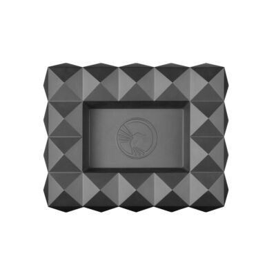Colibri Quasar Zigarrenaschenbecher anthrazit aus Metall - 6 Ablagen - 3D Design