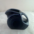 Fiesta Mini Disc Disk  Pitcher Cobalt Blue Fiestaware Small Creamer Syrup
