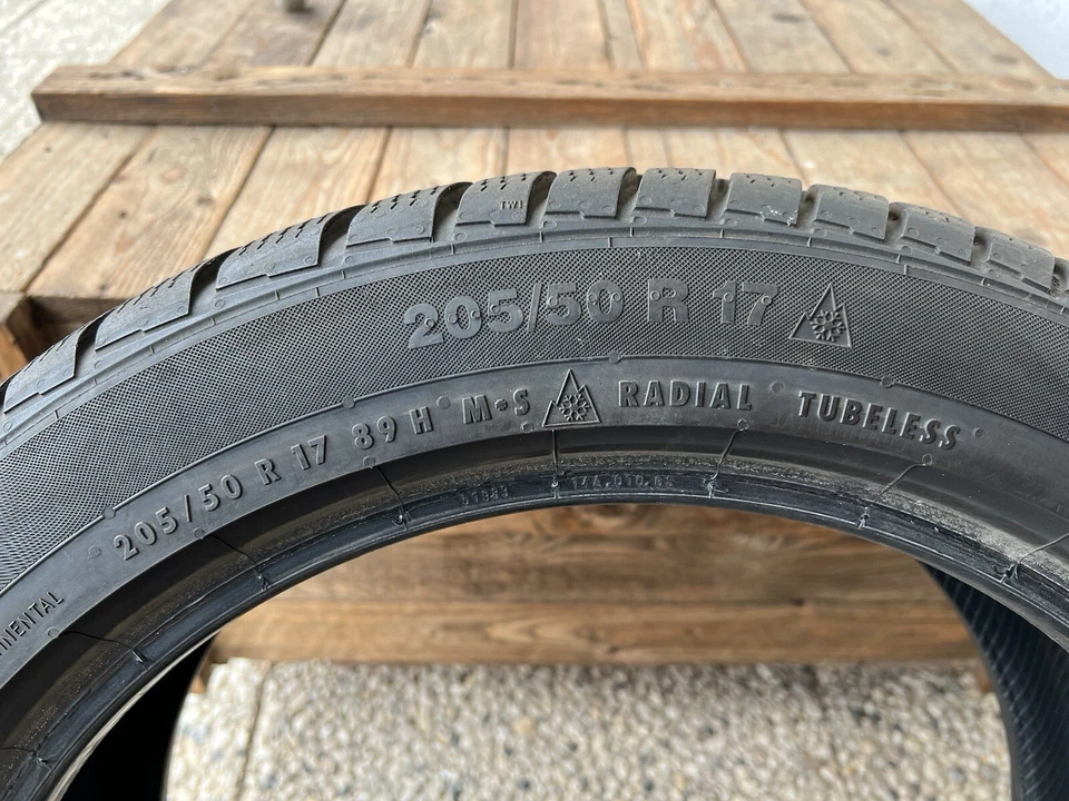 4x Winterreifen Continental ContiWinterContact TS830P SSR (*) RSC 205/50 R17 89H - Bild 3 von 4