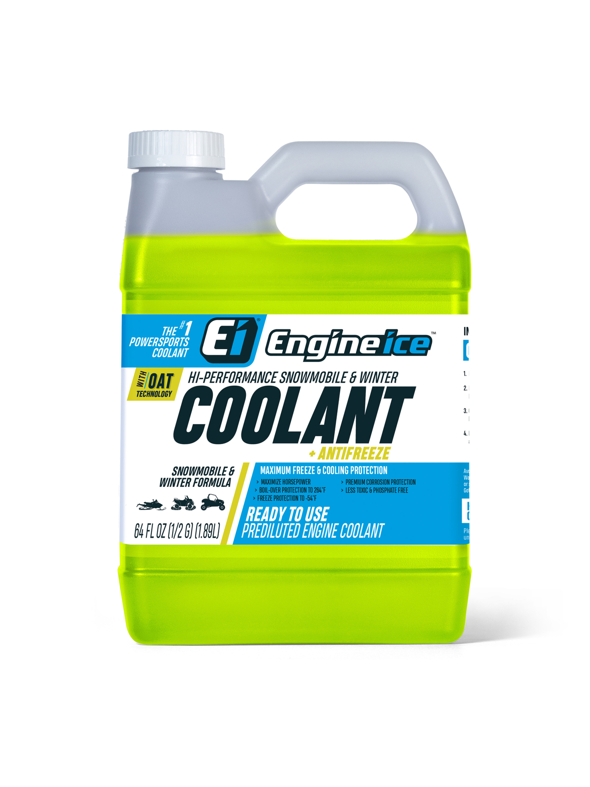 Engine Ice HiPerformance Snowmobile and Winter Formula Coolant and