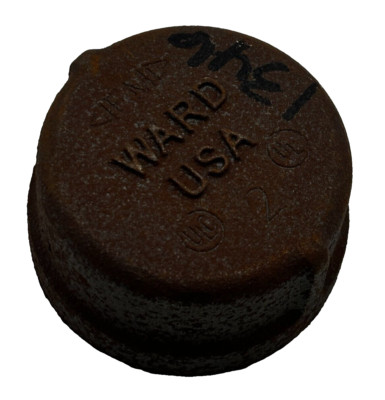 WARD 2'' PLUG MALLEABLE IRON PIPE FITTINGS THREADED USA **FREE SHIPPING** 