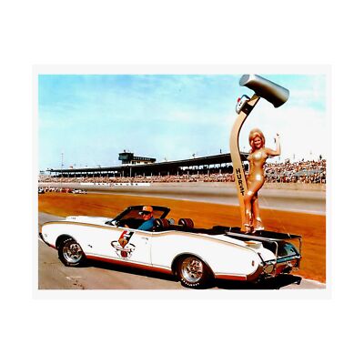 Vintage Miss Golden Shifter Linda Vaughn Hurst Olds Daytona Classic ...