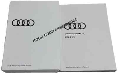 2021 AUDI Q8 OWNERS MANUAL PROGRESSIV TECHNIK PREMIUM PLUS S LINE PRESTIGE