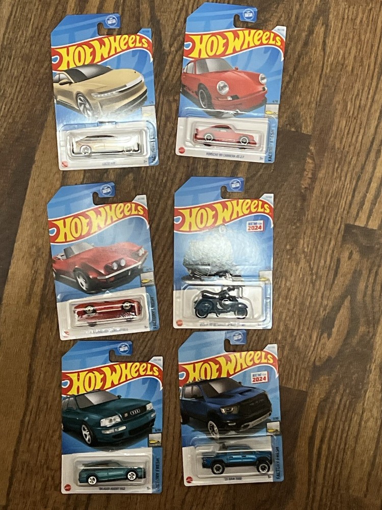 Hot Wheels Factory Fresh 2024 Collection 1/10-4/10-5/10-6/10-7/10-9/10 New!!