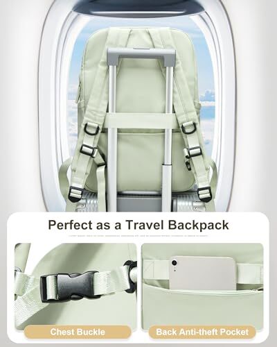 Laptop Rucksack für Damen Fitnessrucksack Freizeit Daypack Rucksäcke Reiserucksack... - Bild 4 von 6