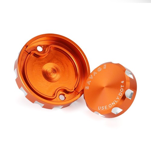 Front Brake Clutch Reservoir Covers For 1290 SUPER DUKE R/GT 2016-2024 2019 2018 - Picture 4 of 12