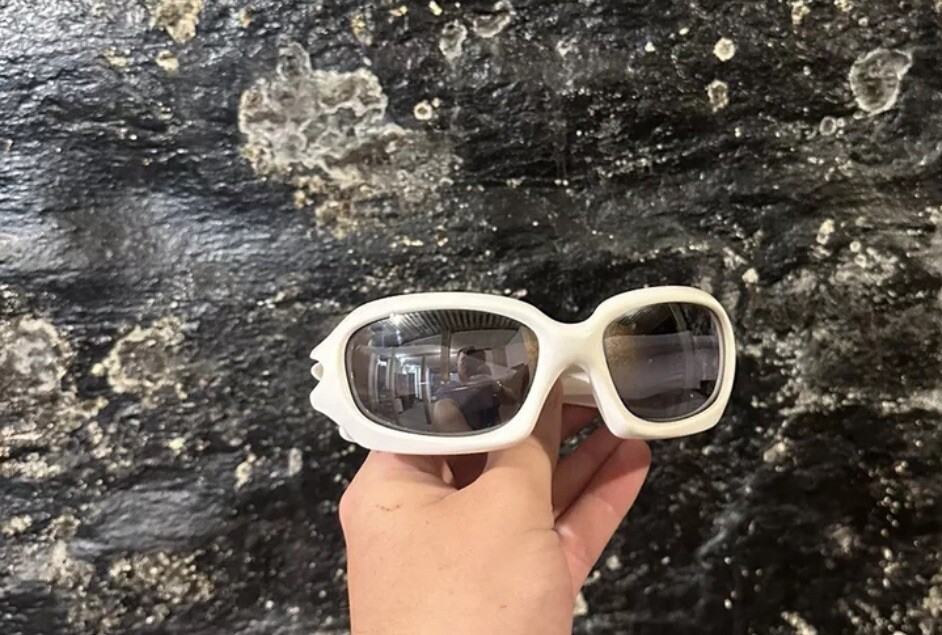 Oakley Monster Doggle White Black Iridium Very Rare Gorpcore