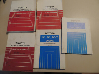 1988 Toyota Corona / Carina II 2 CT170 CT177 Reparatur Werkstatt handbuch 