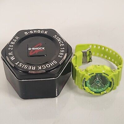 Casio G Shock WR20bar 5146 GA-110CC Shock Resist Watch Lime Casio G Shock WR20bar 5146 GA-110CC Shock Resist Watch Lime