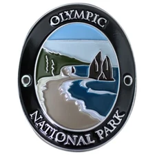 Olympic National Park Walking Stick Medallion - Washington Hiking Badge Souvenir