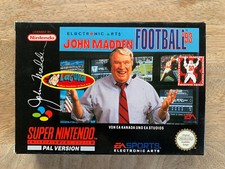 Thumbnail of ebay&reg; auction 116571614076 | John Madden Football 93 - Super Nintendo - SNES - Euro Box - Traumzustand