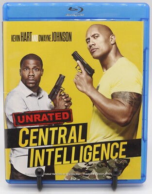 Central Intelligence (Blu-ray, 2016) Kevin Hart - Dwayne Johnson SHIPS FREE