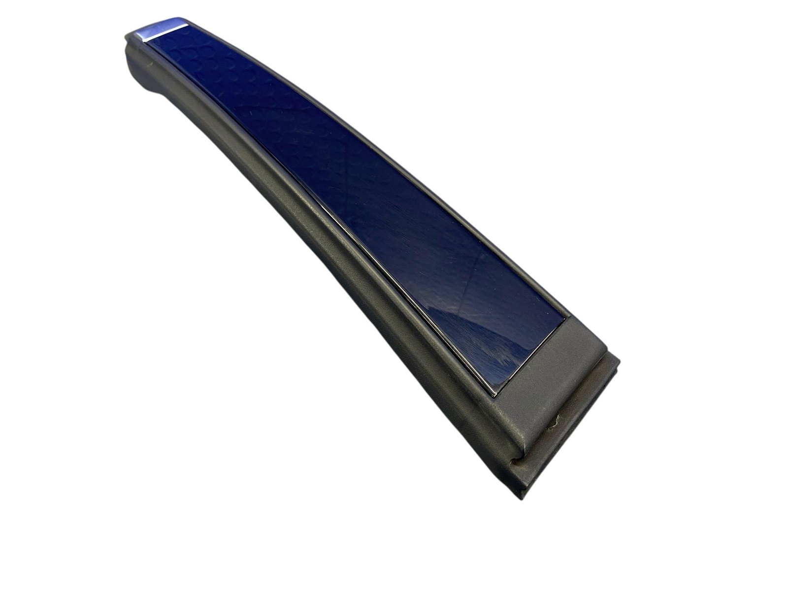 2009-2014 ROLLS ROYCE GHOST LEFT SIDE B PILLAR TRIM COVER PANEL BLACK & CHROME