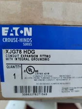 Eaton Crouse-Hinds XJG78 XJG Rigid/Expansion Coupling 2 1/2in – NEW