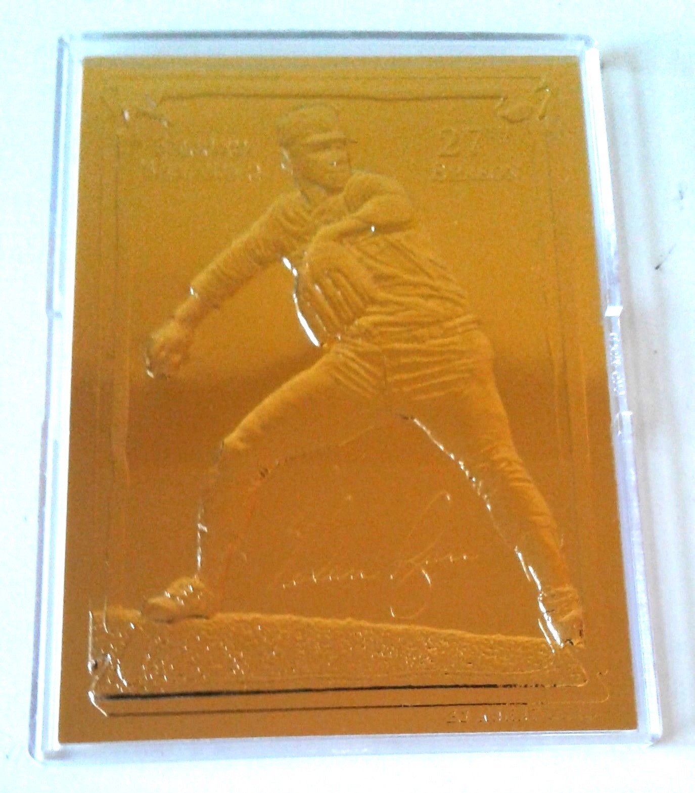 1993 BLEACHERS NOLAN RYAN 23K GOLD PROMO PR 10,000 27th SEASON . RARE