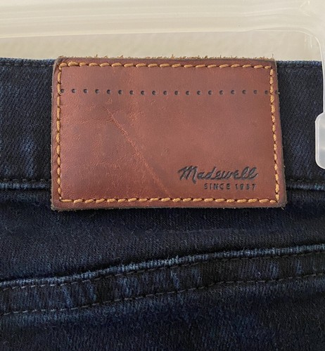 Madewell Skinny Skinny Zip Jeans Rebel Wash Mid Rise Stretch Women’s 24 - Picture 10 of 12