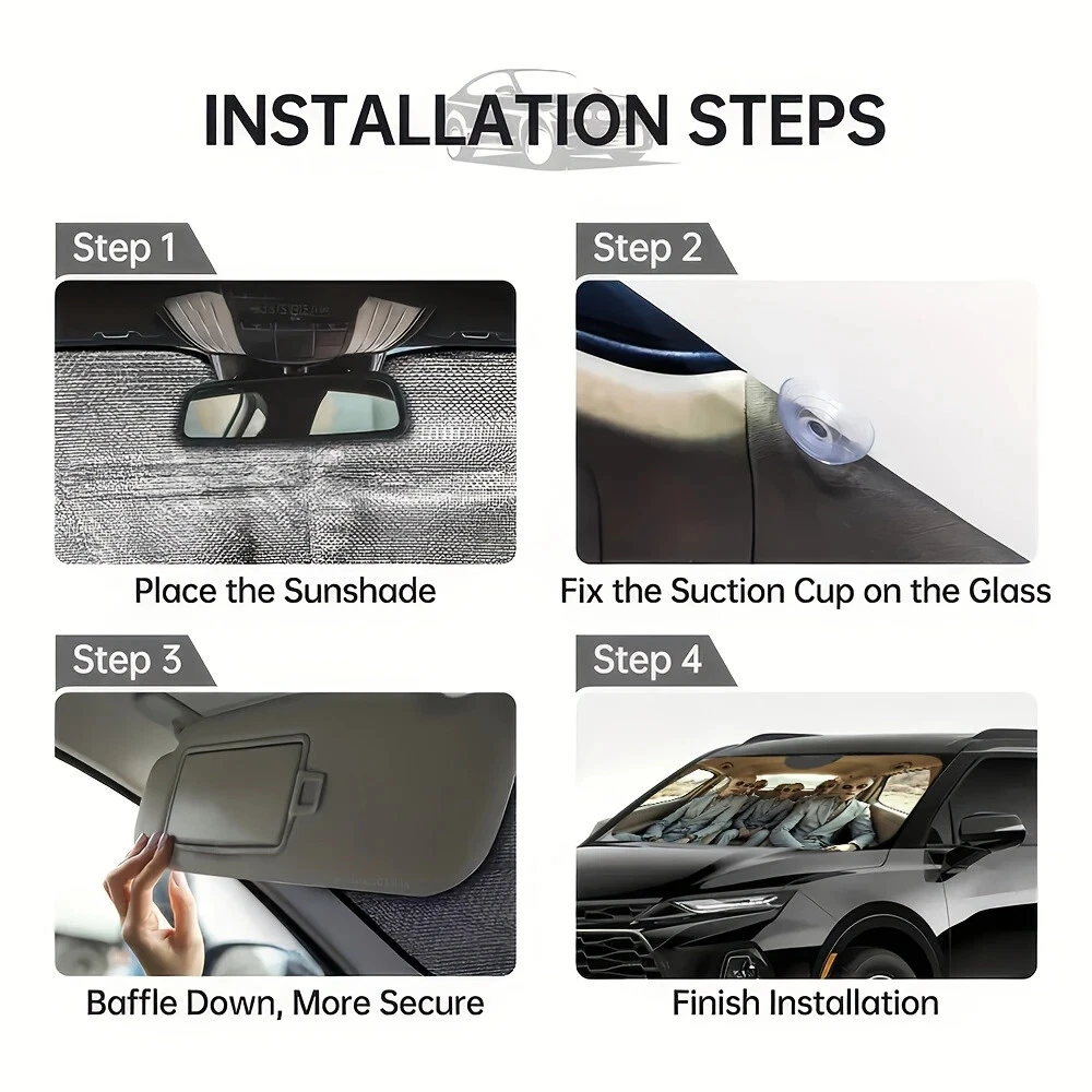 Alien Car Sunshade - Foldable UV Ray Blocker for Animals