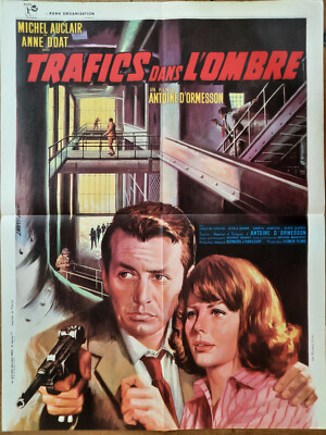 Plakat TRAFICS DANS L'OMBRE Antoine D'Ormesson Michel Auclair 60x80cm