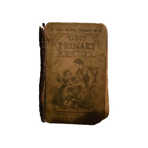 VINTAGE 1859 FIRST PRIMARY READER HILLARD SERIES...PRIMARY NO.1  - Bild 1 von 5