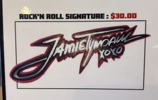 ROCK'N ROLL SIGNATURE - MUST PURCHASE FROM LIVE STREAM FIRST