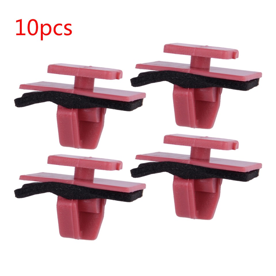 10X Side Skirt Sill Fastener Clips Fit For Honda Fit 20092013 Red ty