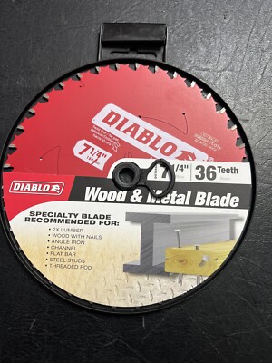DIABLO D0736GPR 7-1/4'' X 36 TOOTH WOOD & METAL SAW BLADE   FREE SHIPPING