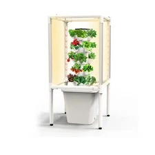 Sjzx Hydroponics Growing System Kit with Grow Lights |25-Plant Hydroponic Tow...