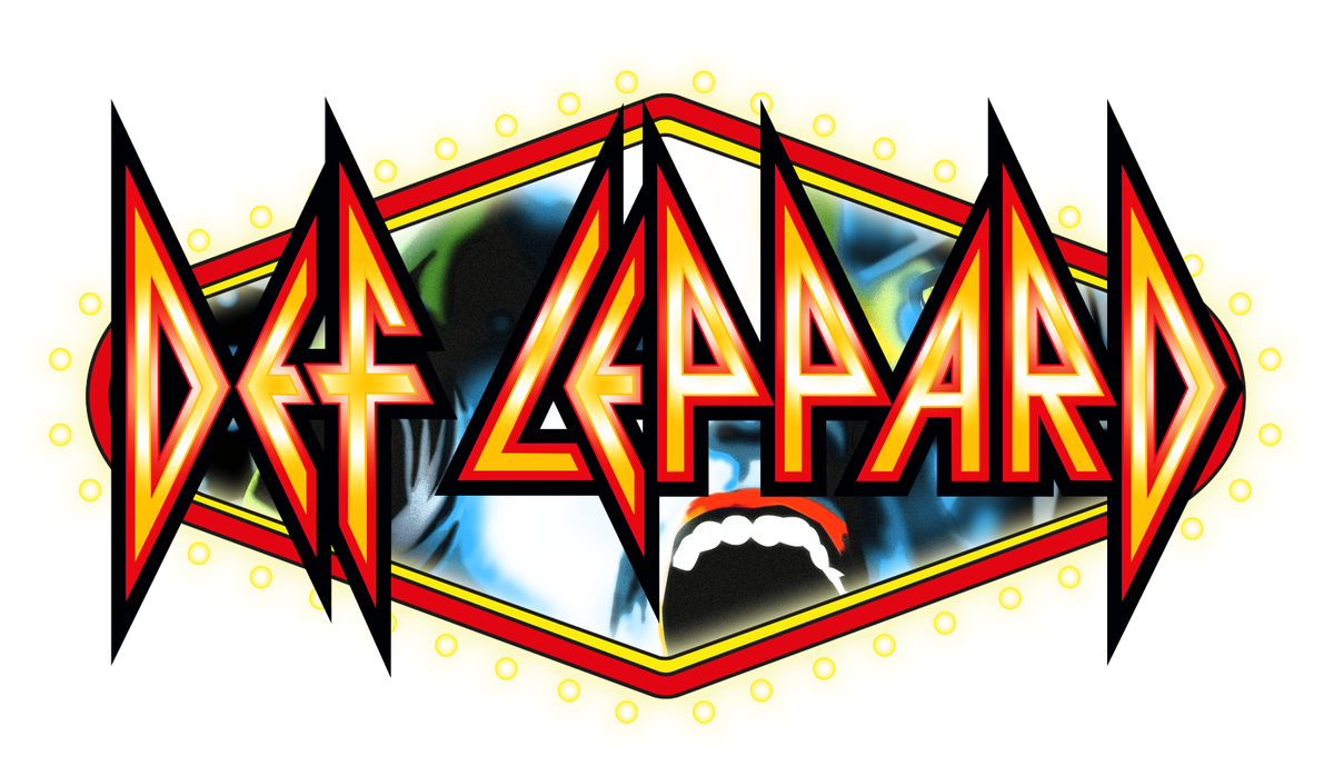 Def leppard sticker logo rock band music weatherproof bumper vinyl