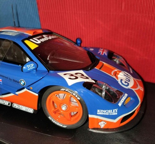 UT models 1/18 Mclaren F1 GTR Le Mans 1996 Gulf Racing #33 Model Car Unused JP - Picture 14 of 15