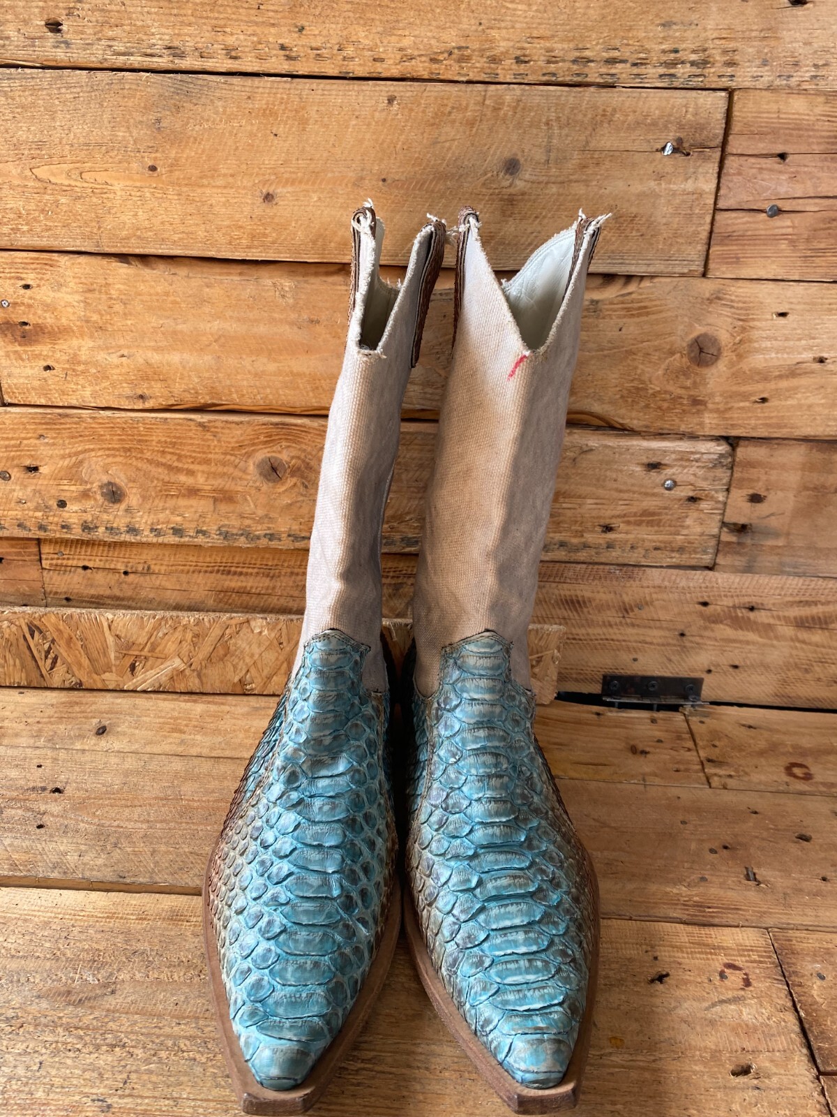 Roberto cavali western cowboys python  exotic, sn… - image 3