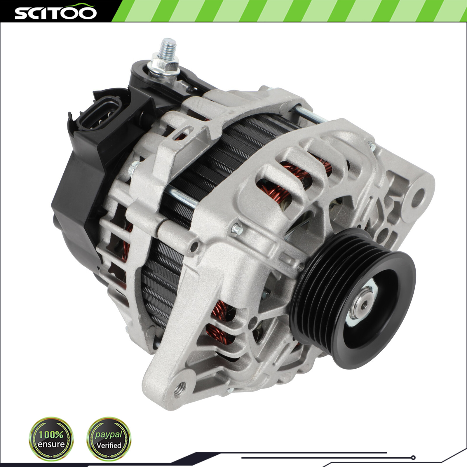 Alternator For Hyundai Veloster,Accent 20122017&Kia Rio 20122013 L4 1