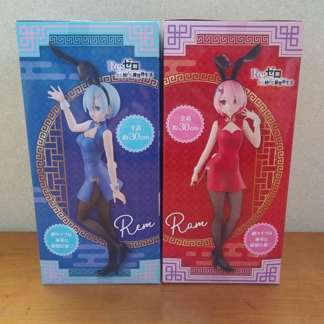 Re:Zero Rem Ram China Ver. BiCute Bunnies Figure Bunny girl Re:Zero Rem Ram China Ver. BiCute Bunnies Figure Bunny girl