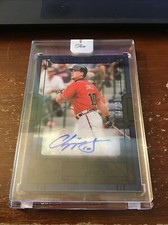 Chipper Jones 🔥2023 Panini Three And Two Auto Black 04/10 🔥 Braves HoF