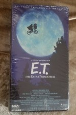 E.T. The Extra Terrestrial VHS Tape Green 1988 Partially Sealed Pepsi Promo