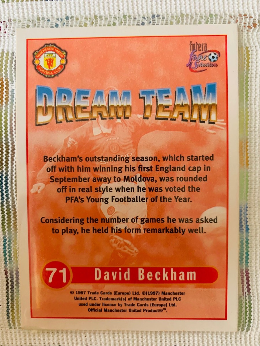 1997 Futera Fans Selection Manchester United Dream Team