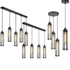 Vintage Pendelleuchte Hängelampe Deckenlampe Retro Metall Industrie Design E27